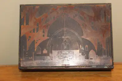 Hi. I have a vintage printer's block - inside of a church for sale. The other blocks that came with...