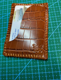 Brand new handmade leather wallet.