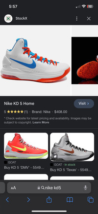 Nike Kevin Durant 5 home