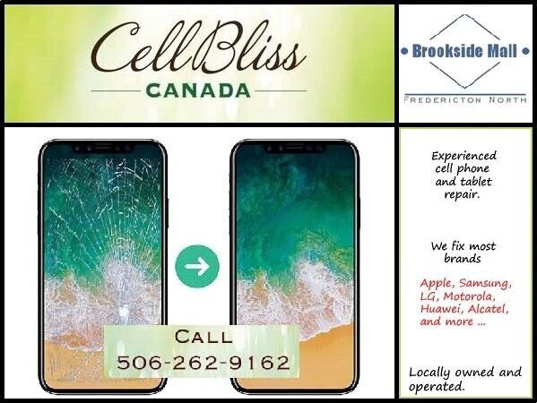 Cell phone repairs of most brands - Thousand's of repairs in Cell Phone Services in Fredericton