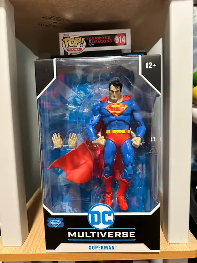 DC Multiverse Superman Action Figure 22 moving points, View more