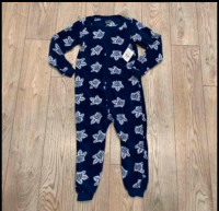 Kids NEW Toronto Maple Leafs 1-Piece Pyjamas with tags Size4T/3X