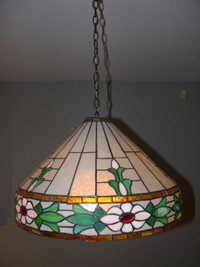 Glass Tiffany Style Hanging Lamp