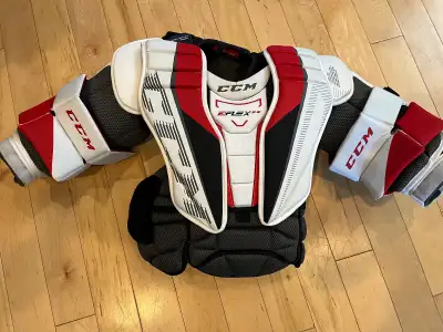 Youth small CCM E Flex 5.5 goalie chest protector, View more
