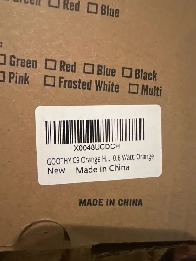 GOOTHY C9 Bulbs (Orange), 25 pcs in Indoor Lighting & Fans in Mississauga / Peel Region - Image 4