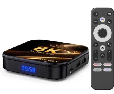 Brand New Android 13 TV Box,8K Ultra HD, complete with 4GB RAM and 32GB storage comes with all origi...