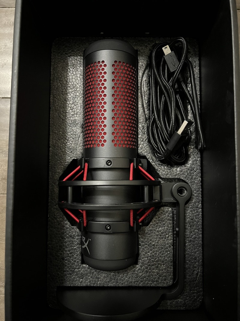 HyperX QuadCast USB Condenser Microphone Pro Audio & Recording