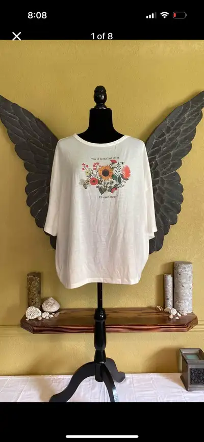 Shein New 4XL Tee Shirt, View more
