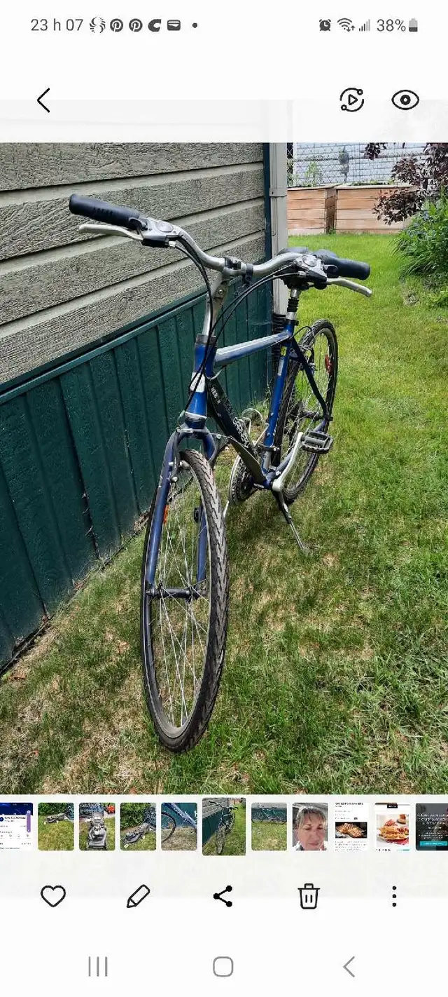 Velo Louis Garneau bleu in Cruiser, Commuter & Hybrid in Longueuil / South Shore - Image 4