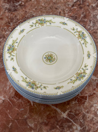 Wedgwood Petersham hand painted dishes, bowls 