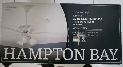 BNIB Ceiling Fan with light , View more