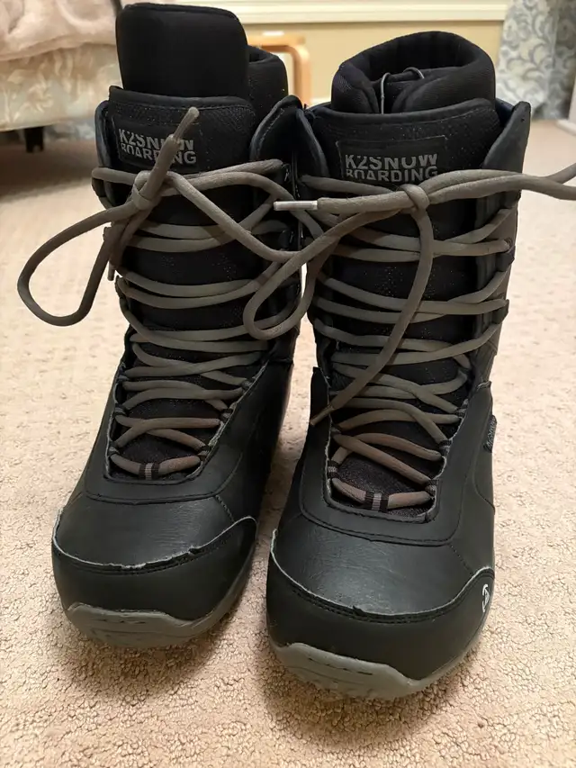 K2 Snowboard Boots - sz. 10.5 in Snowboard in Red Deer - Image 2