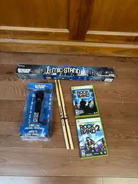  Xbox 360 rock band games and accessories
