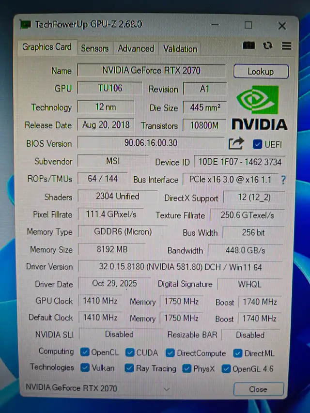 Gaming-PC | Intel Core i7 | 32 Gb RAM | RTX2070 | 750 Gb + 3 Tb in Desktop Computers in Laval / North Shore - Image 4