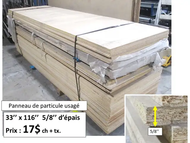 panneau de particule 3/4''épais x 33'' x 60'' et autres in Other in Thetford Mines - Image 4