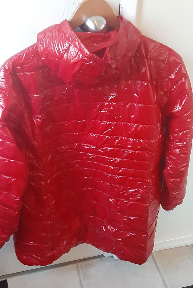 Ruby Red Coat in Women's - Tops & Outerwear in Edmonton - Image 2