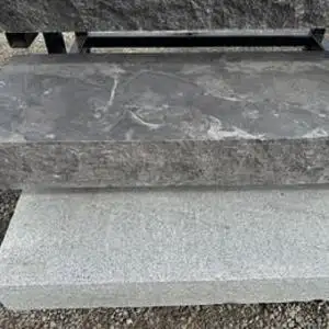 Antique Black Natural Stone Step – 6" Premium Outdoor Step (New), View more