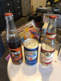 Vintage Old Bottles/ cans beer pop  $2