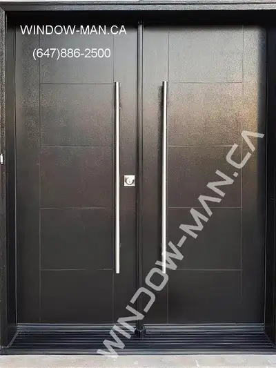 Fiberglass Pullbars Double Front Doors  supplier and installer, View more