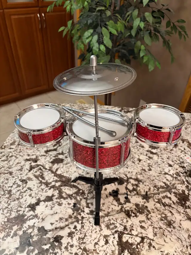Desktop/Tabletop Drum Set - Playable in Toys & Games in Saskatoon - Image 8