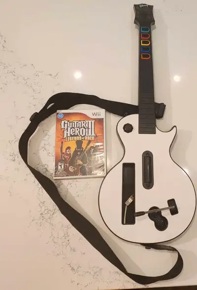 Rock out with this used Gibson Guitar Hero III Legends of Rock guitar for the Wii! This awesome cont...