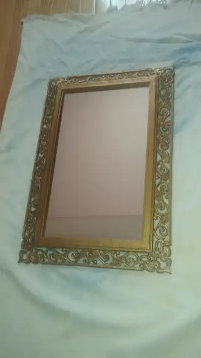 Gold  Wood Framed Mirror, View more