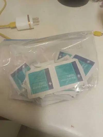 free alcohol swabs, View more