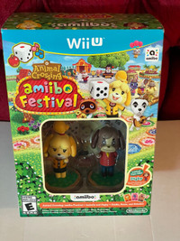 Nintendo Wii u Animal Crossing Animal Festival Amiibo set
