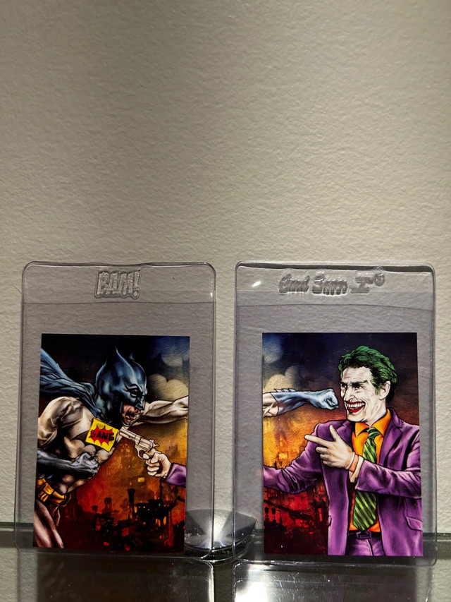 Batman vs Joker Exclusive Artist Sketch Cards in Arts & Collectibles in Brantford