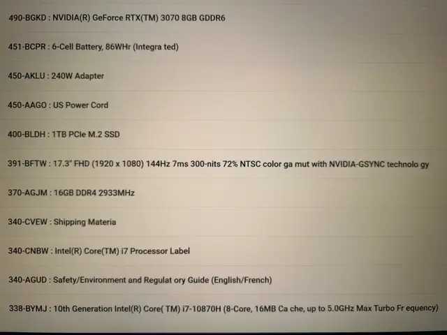 Alienware M17R4 Laptop457910848744345604