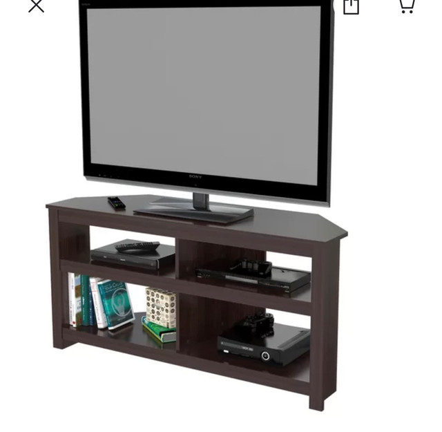 For Sale: Corner TV Stand - NEW in the box in TV Tables & Entertainment Units in City of Toronto - Image 2