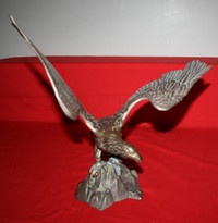 New Bronze Eagle Figurine 14"x12"x7" $55.00