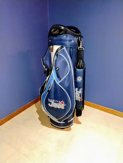 Winnipeg JETS Cart Bag with Individual Club Compartments , View more