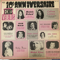 Disque vinyle Echos Vedette 10ieme Anniversaire vinyl record