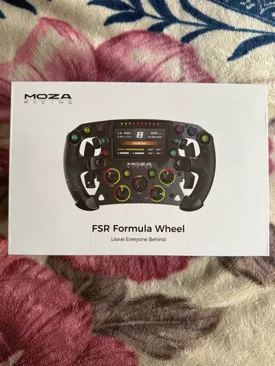 Moza FSR Formula Gaming Steering Wheel - Brand New, View more
