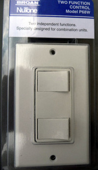 2 switches in one light switch, new unopened, $10 ea