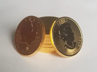 RCM Royal Canadian Mint Canada 1 oz 9999 Pure Fine Gold Canadian Maple Leaf Coins We charge very rea...