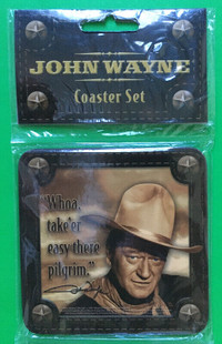 John Wayne Coaster Set- Unopened