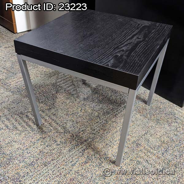 Set of 2 Benches with a Wood Table, Chrome Frames in Multi-item in Calgary - Image 3