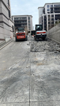 Driveway removal, Hot Asphalt Delivery , Concrete demolition 