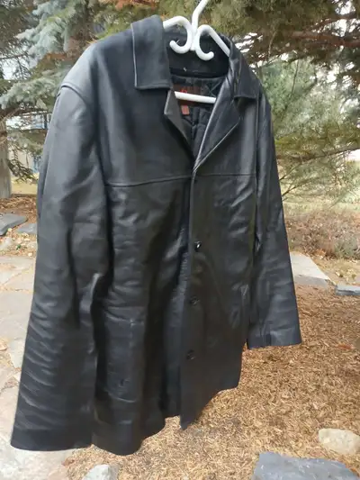 Leather Jacket Danier Men Size XL, View more