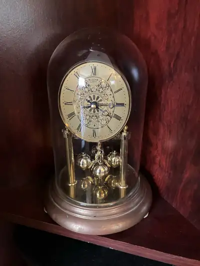 Bulova Quartz Clock, View more