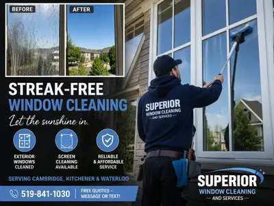 Window Cleaning – Streak Free Results | Cambridge and K-W area., View more