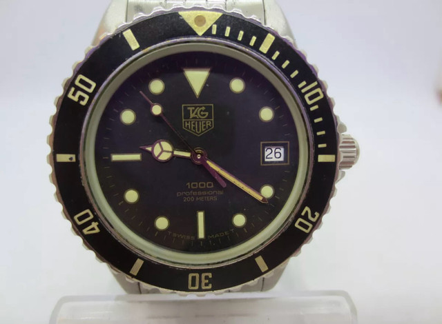 VINTAGE TAG HEUER 1000 SERIES 980.020B STAINLESS STEEL QUARTZ ME in Jewellery & Watches in City of Toronto - Image 2