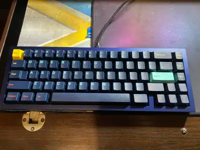 65% custom keyboard (no keycaps because they sold), View more