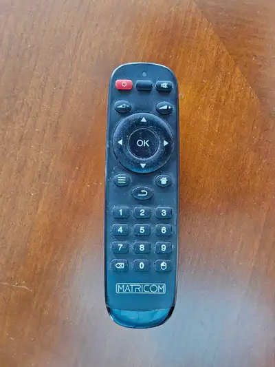 Replacement remote in perfect working order. Works with Matricom G-box Q2. Pickup only with cash at...