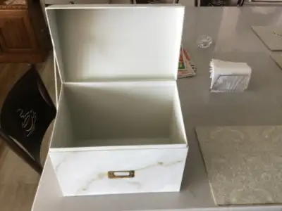 Marble look card box, View more
