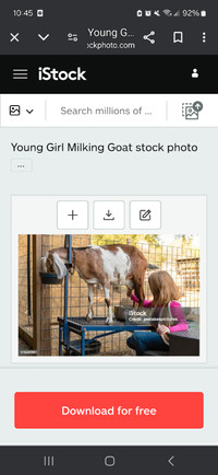 IOS Milking Goat