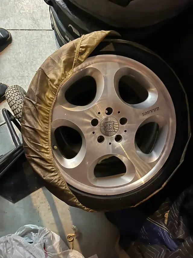 4 VW 15” and 3 Brabus 18” Wheels and Tires in Tires & Rims in Kingston - Image 3