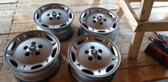 1996 jaguar xj alum.rims qty of 5 .vg cond. in Tires & Rims in Bridgewater - Image 4